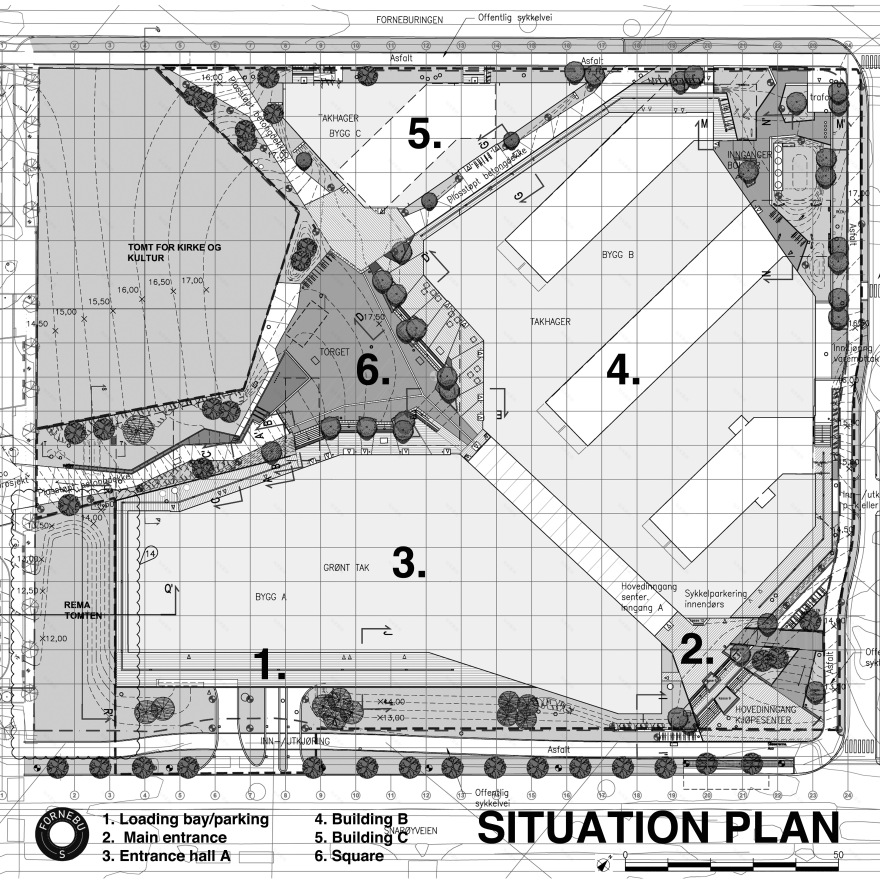 挪威 Fornebu S 环保购物住宅中心-50
