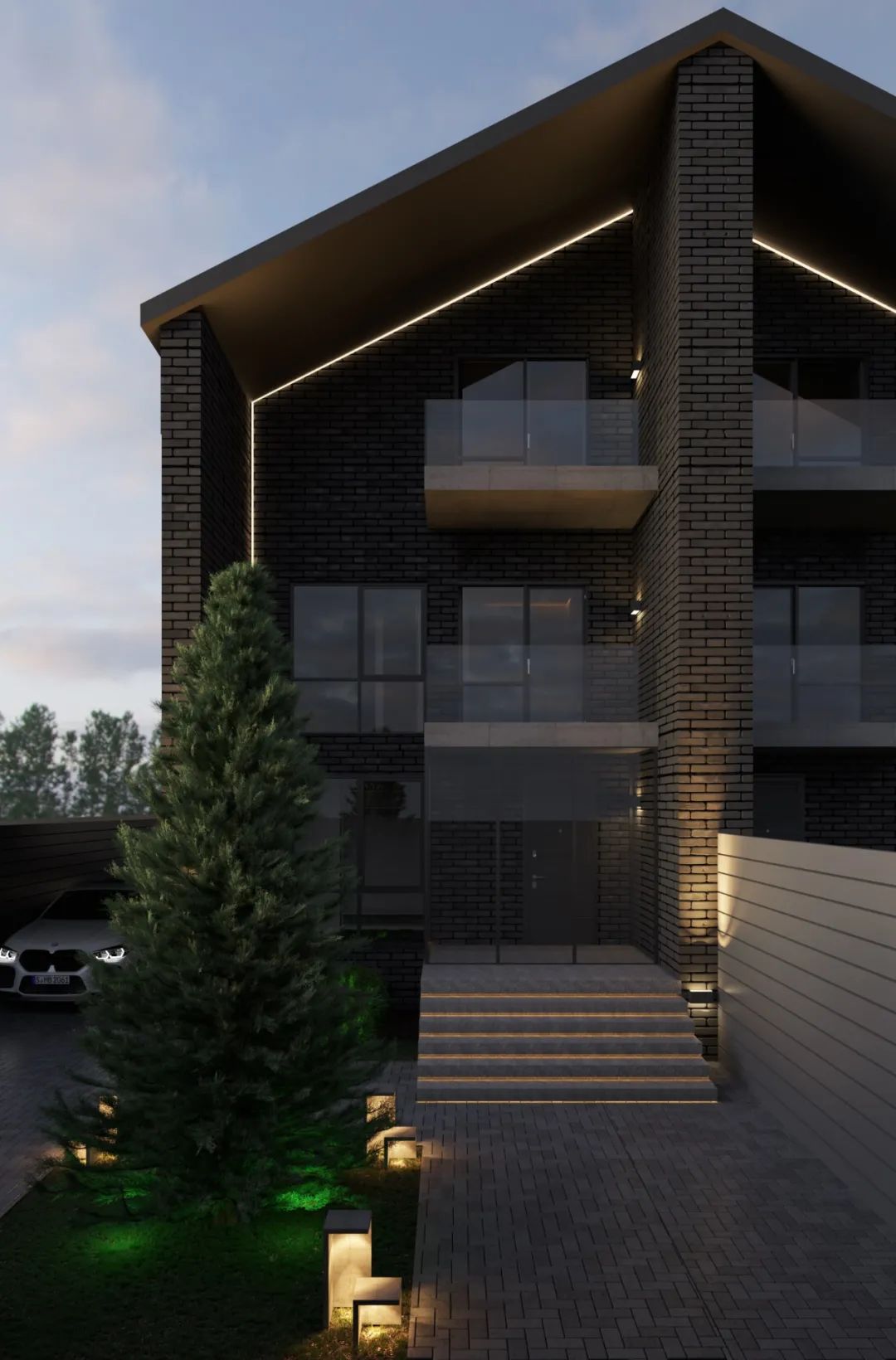 235㎡极简灰住宅丨DINARA YUSUPOVA-34