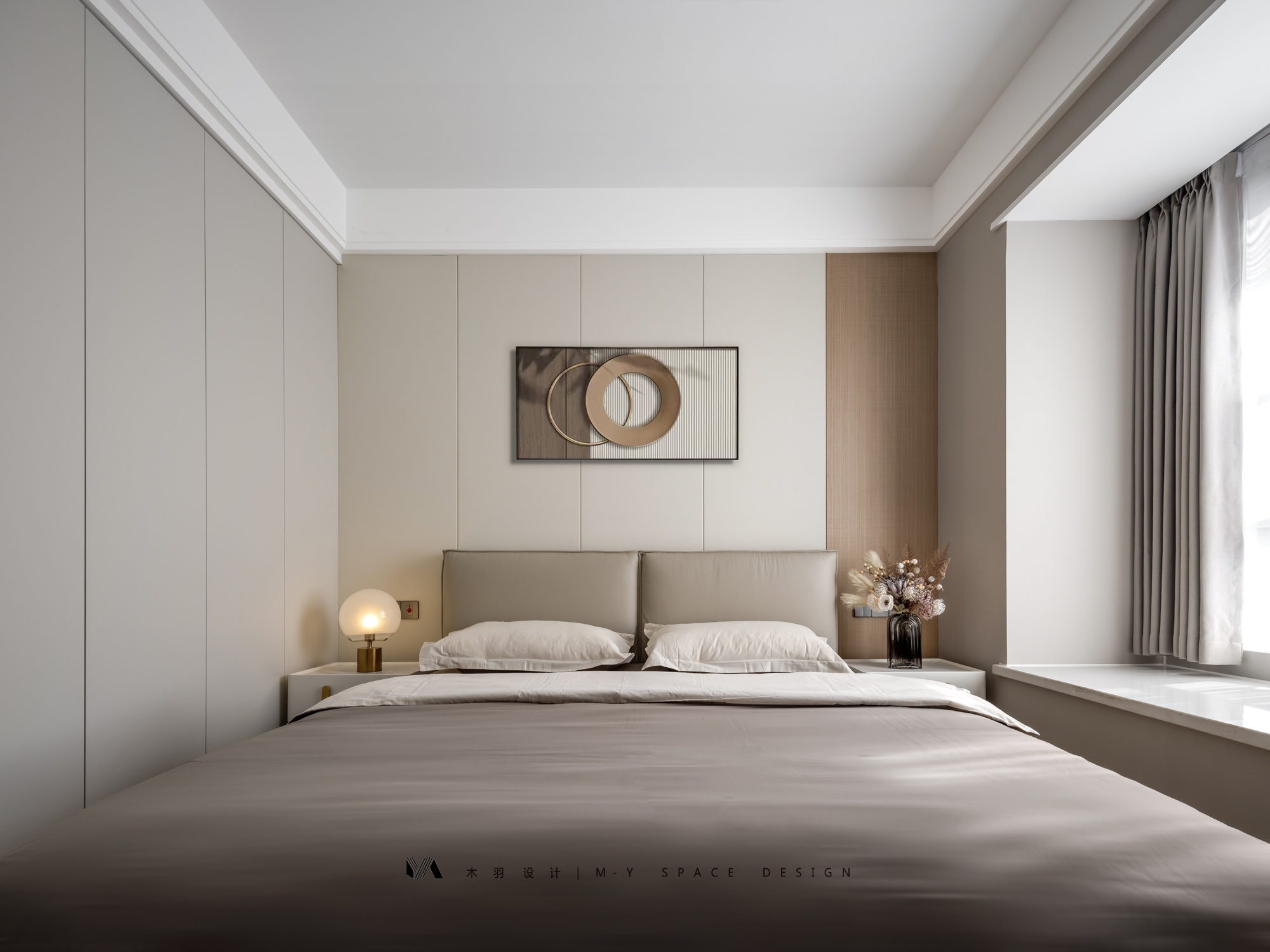 138㎡精装房微改轻奢风设计丨中国武汉丨武汉木羽设计-11