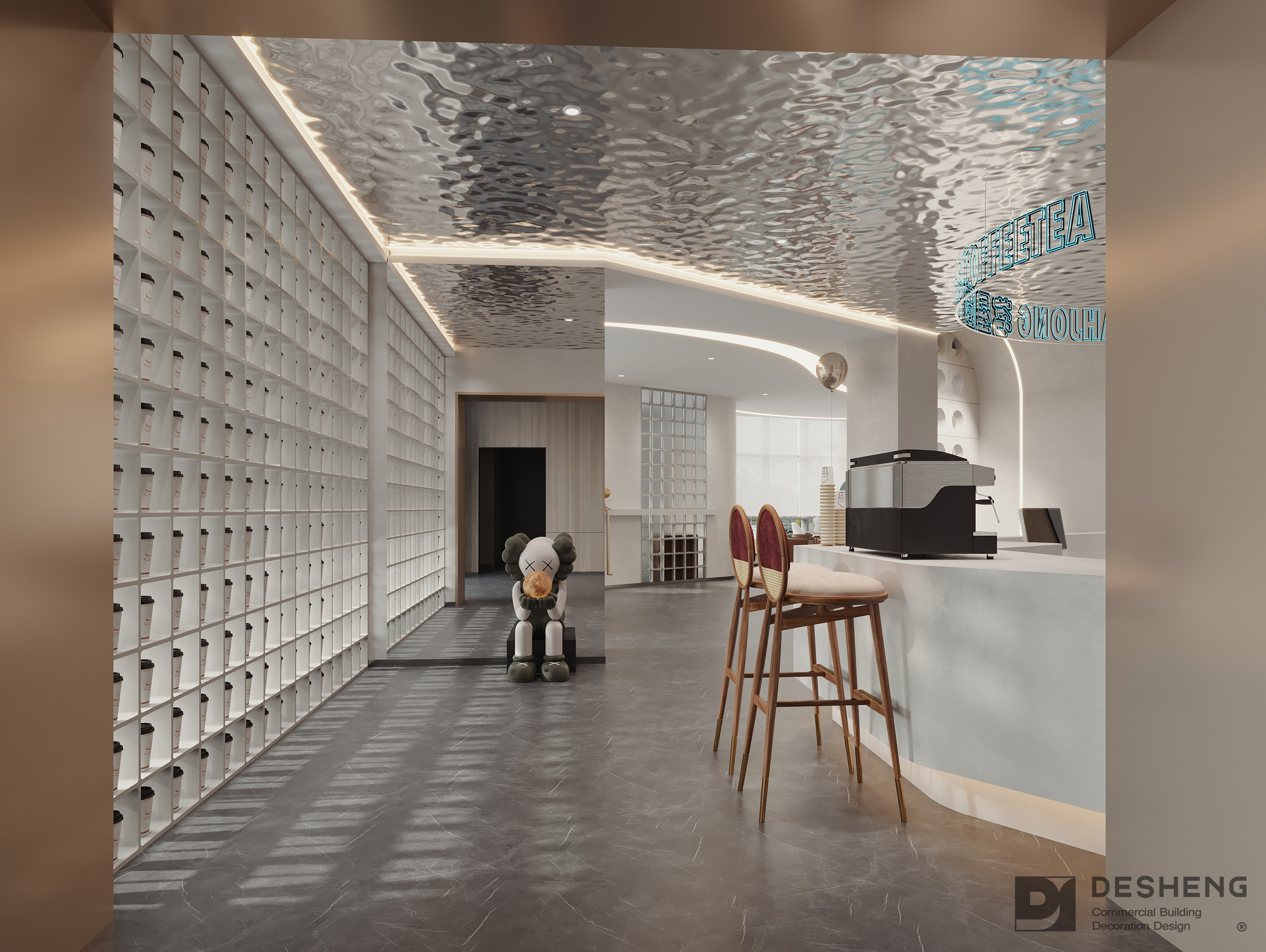 德盛装饰茶楼案例分享-休闲娱乐来一下-4