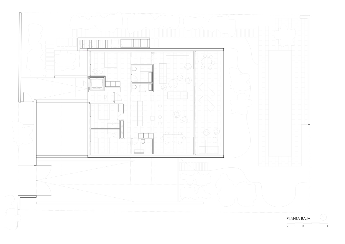 马德里共享花园的三层独户住宅丨西班牙马德里丨Bojaus Arquitectura-16