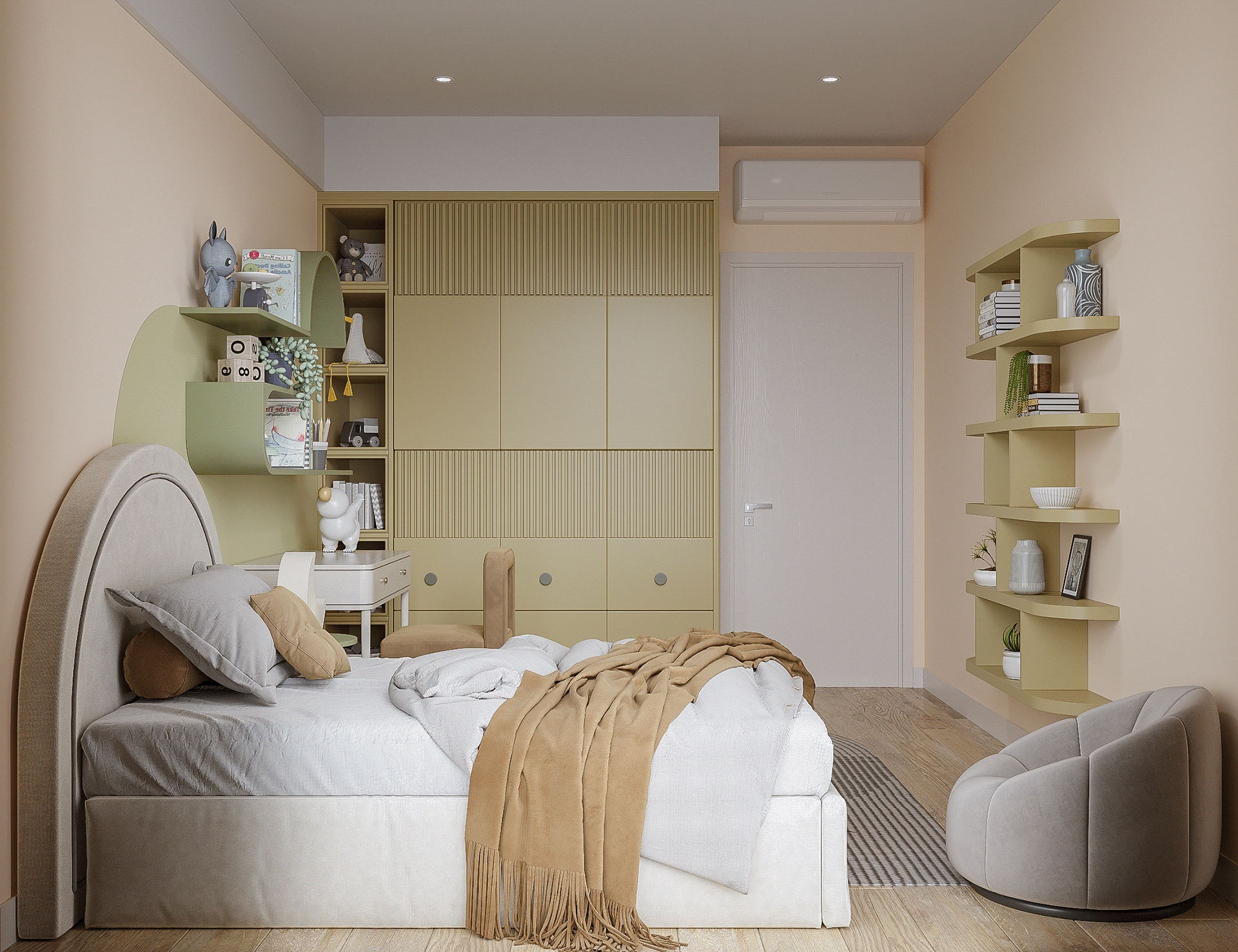 糖果色系公寓 充满活力的空间-5