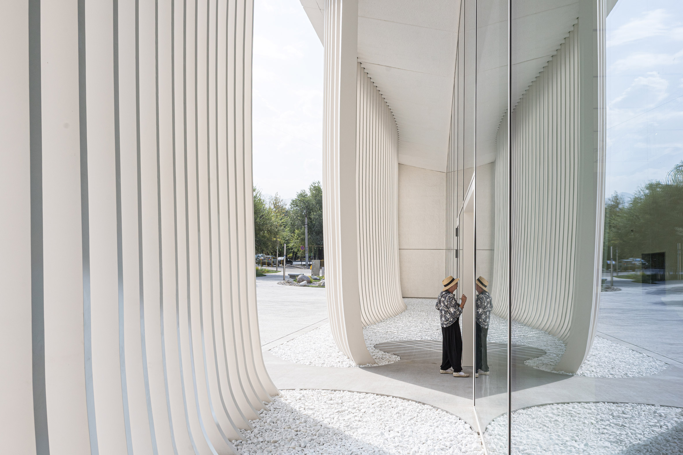 Asif Khan transforms Soviet cinema into "cloud-like" cultural centre in Almaty-19