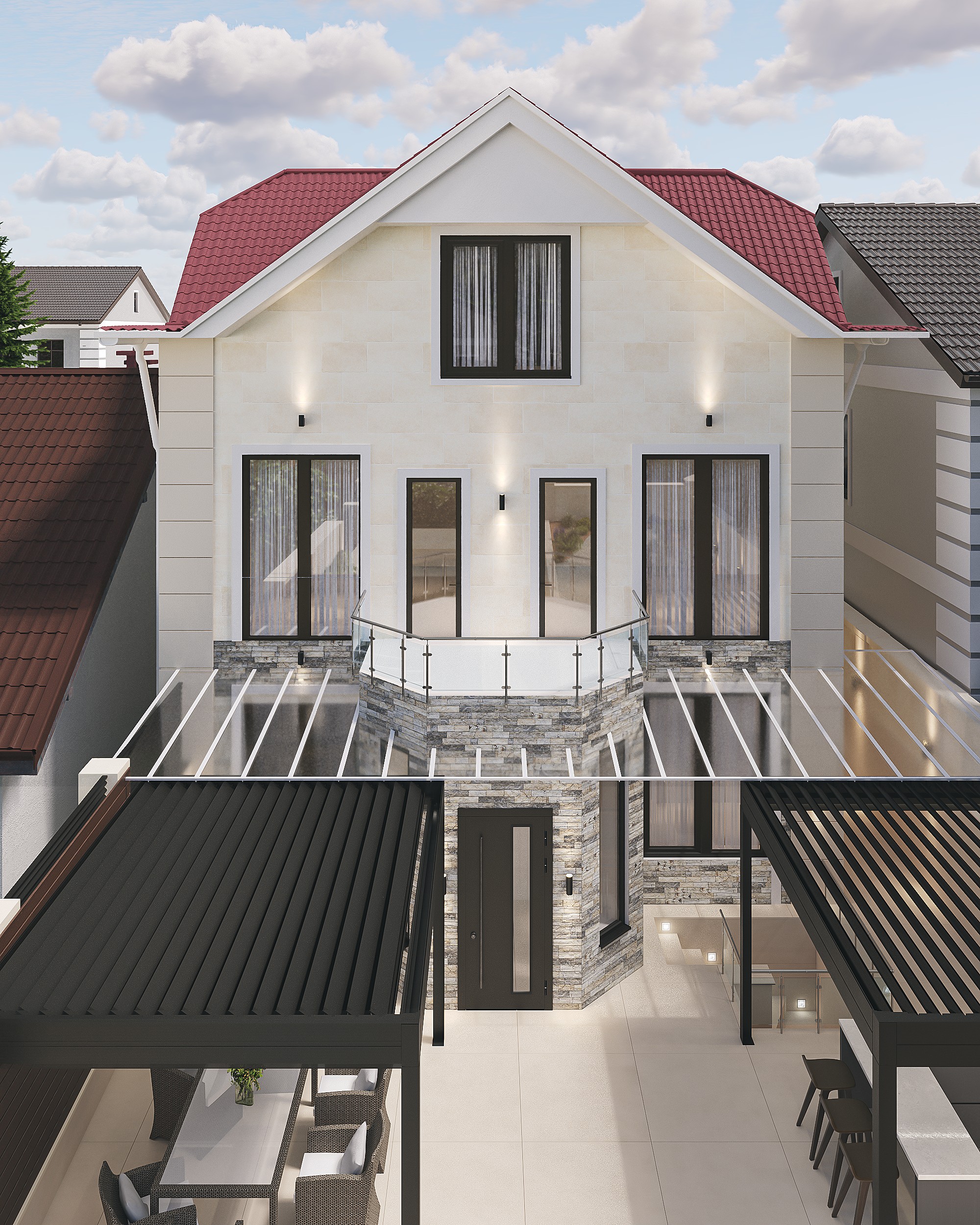 Reconstruction of the individual house-2