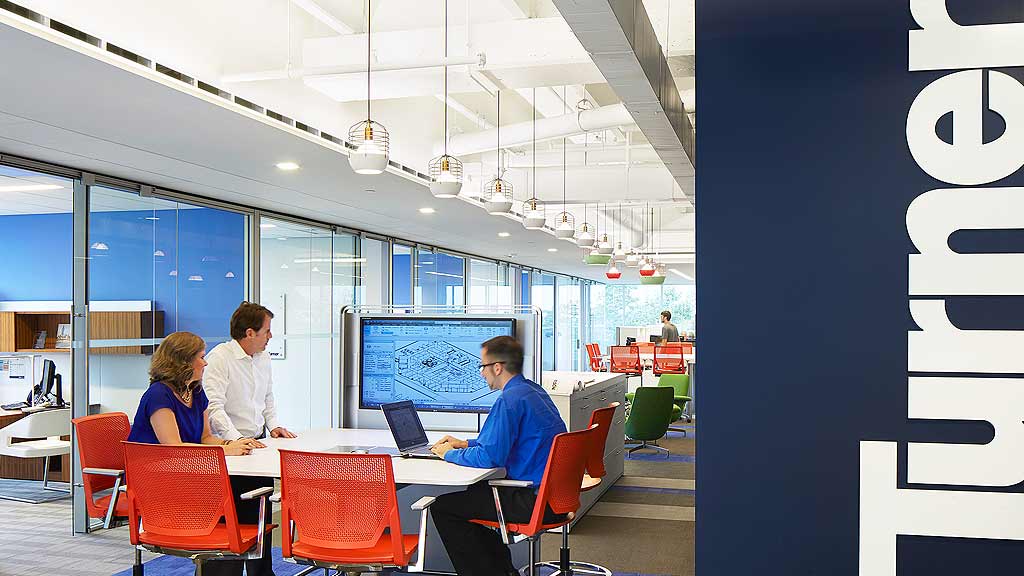 打造环保、多功能、协作的办公空间——Turner Construction Charlotte 项目-3