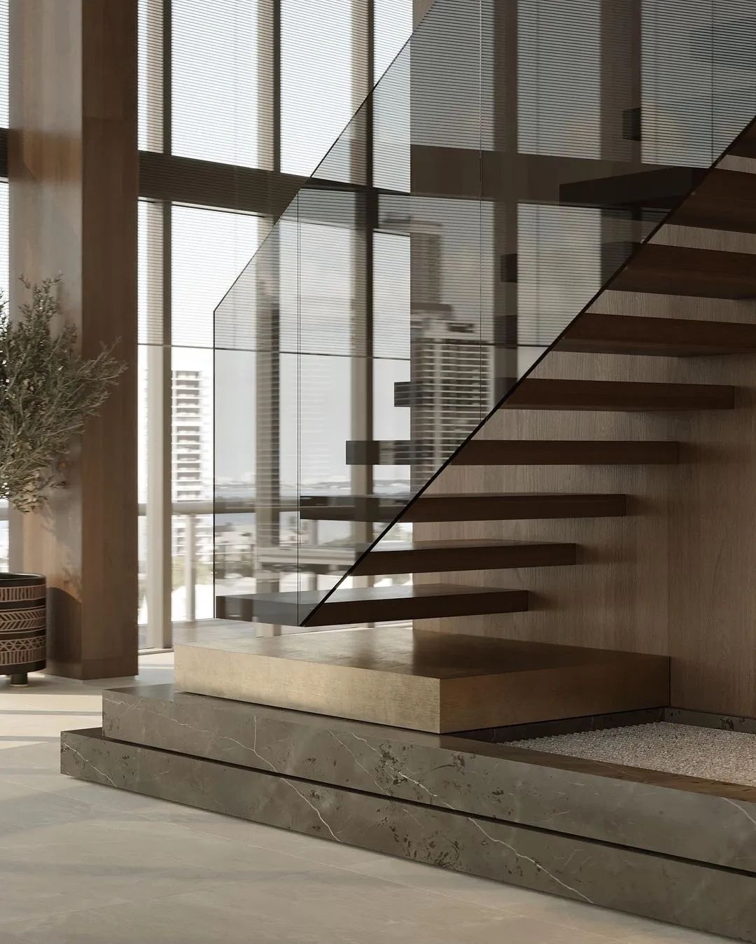 BISCAYNE BLVD 顶层复式极简主义设计丨ArtPartner Architects-21