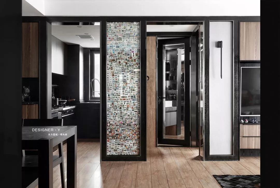 黑白灰 胡桃木低奢住宅  杨环信-13