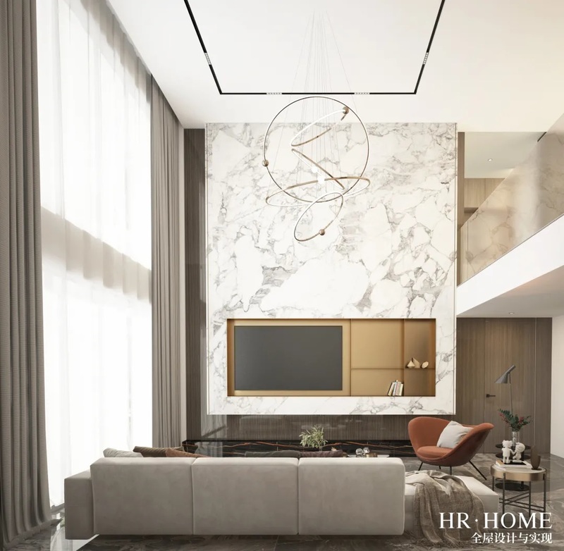 素雅极简别墅设计丨中国常州丨常州和尊设计-4