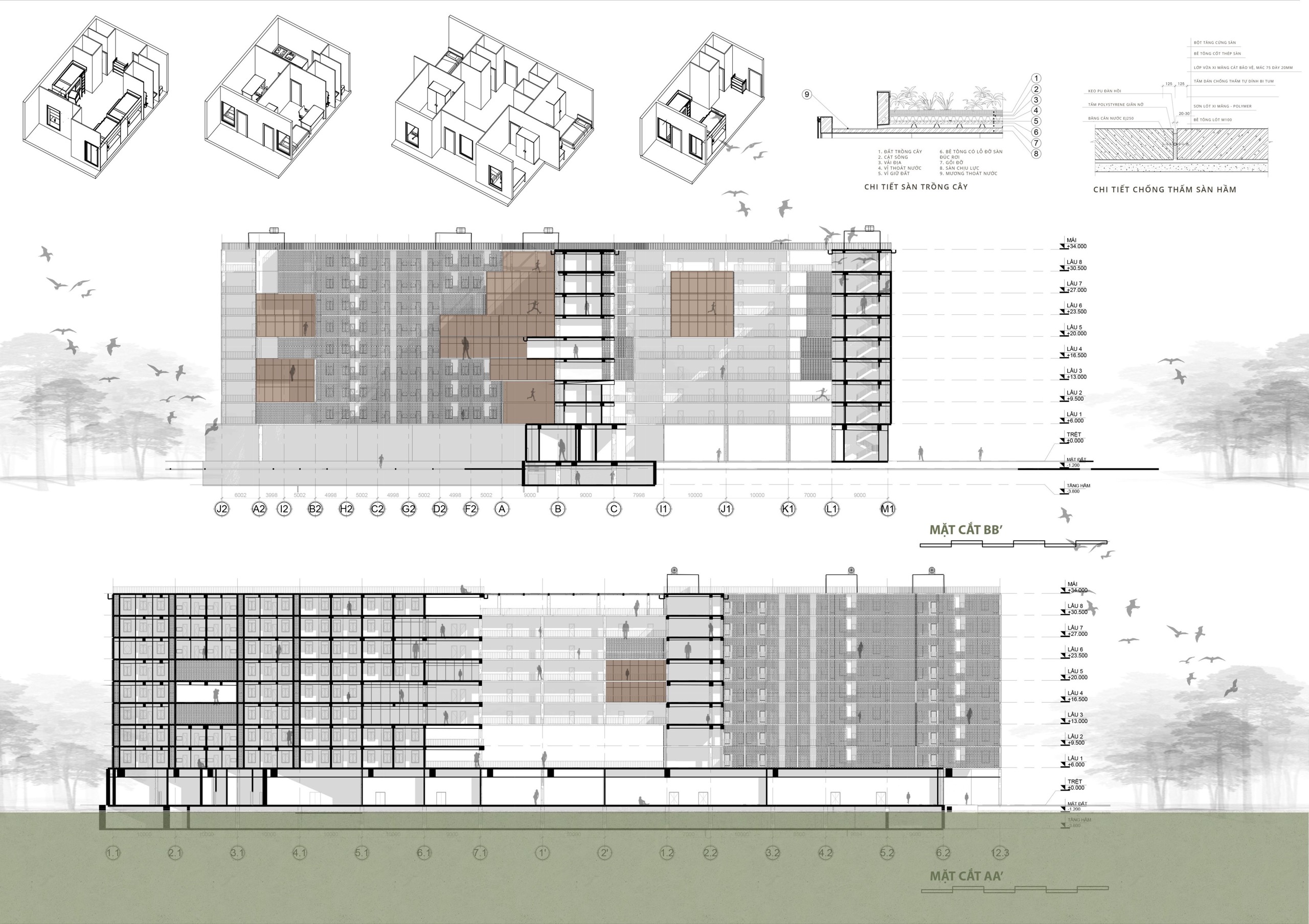 NHÀ Ở THẤP TẦNG - KÍ TÚC XÁ SINH VIÊN - LÀNG KÍ TÚC-8