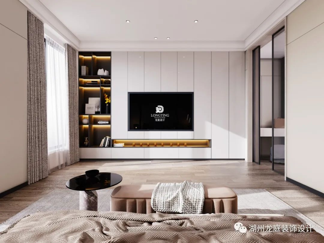 富力城现代简约排屋 | 精致半圆弧楼梯，通透地下室设计-87