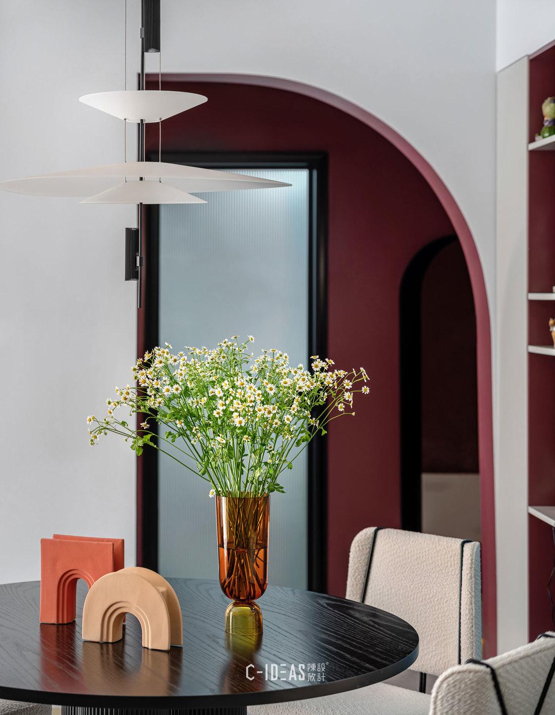 梦幻色彩的平层空间设计丨中国武汉丨武汉陈放设计-19