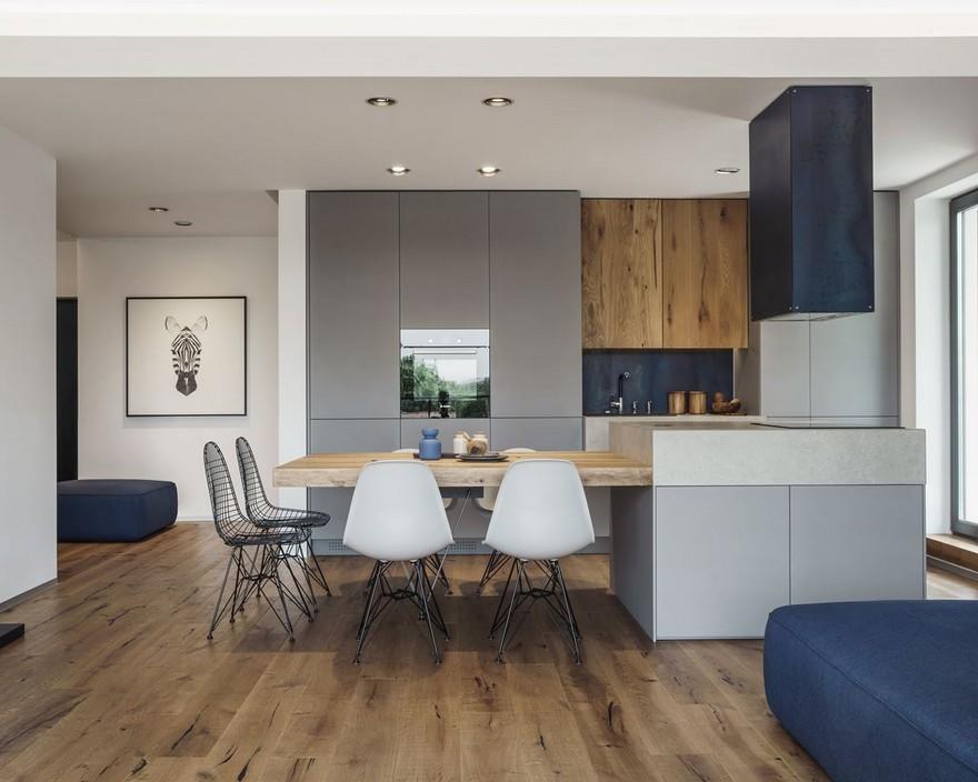 Elegant Interior With Industrial Elements: RS Apartment by Studio 1408-15