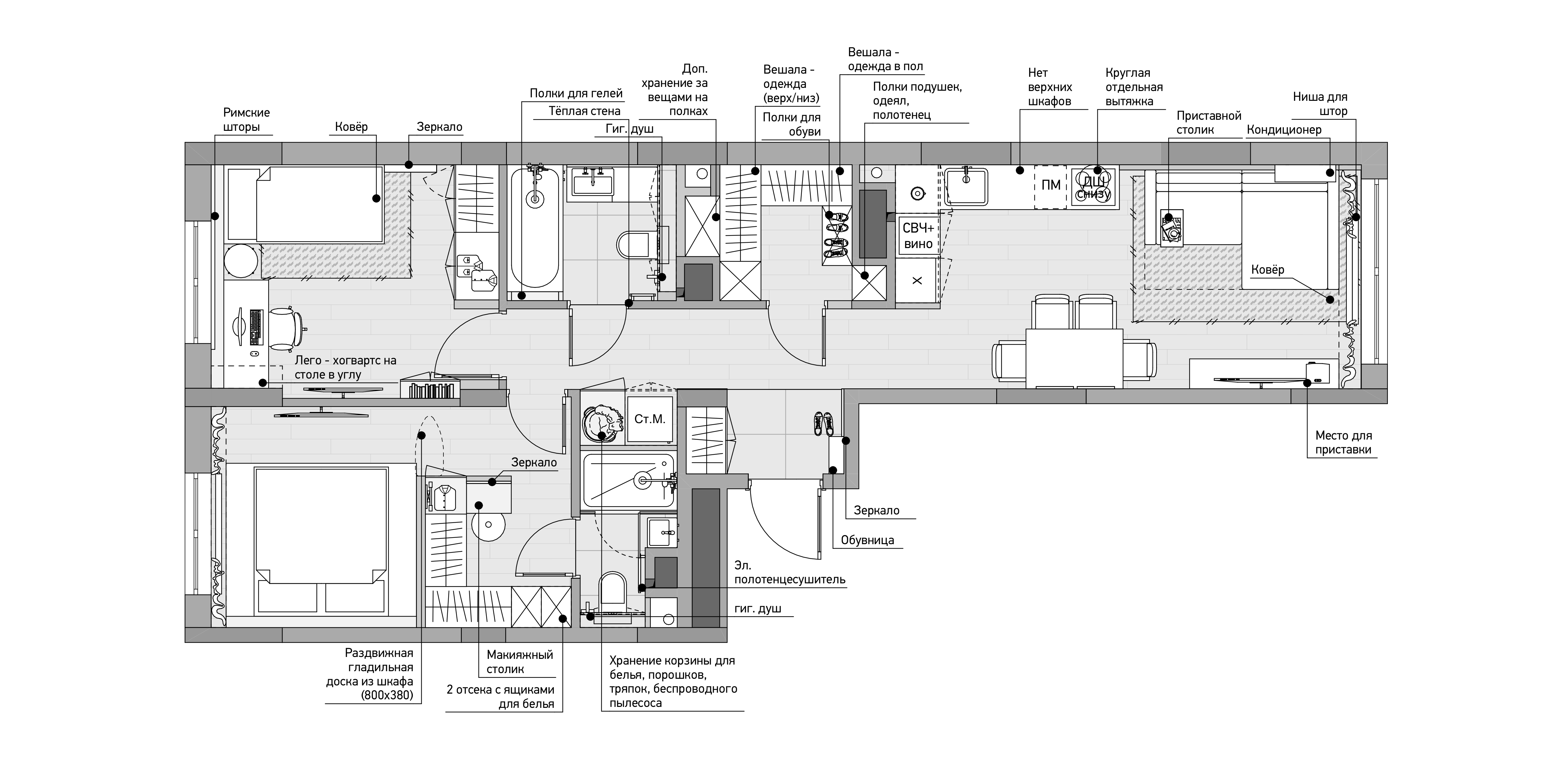 平层丨俄罗斯秋明丨Morion（设计师Valeriia Voronchikhina）-10