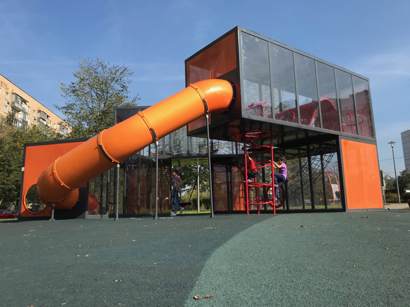 “Лазалия”“Стройка”等儿童游乐场地项目丨«Новые Горизонты»-24
