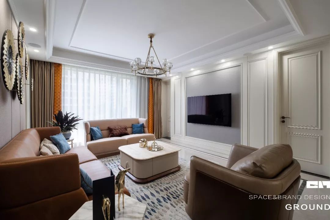 景隆公馆美式轻奢风,胡彬彬打造精致生活空间-16