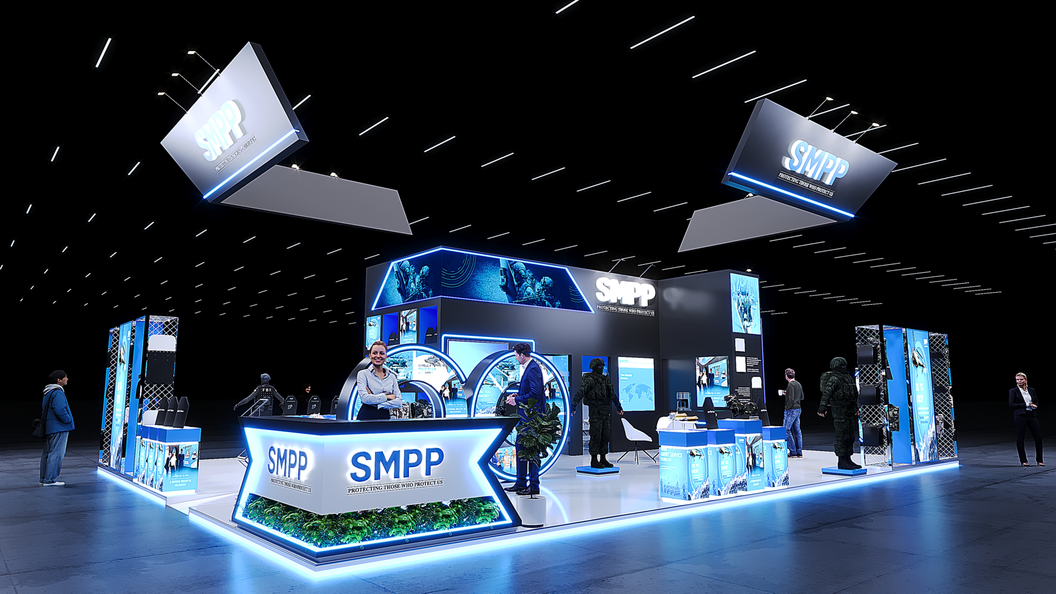 SMPP | 4 Side Open Stall-3