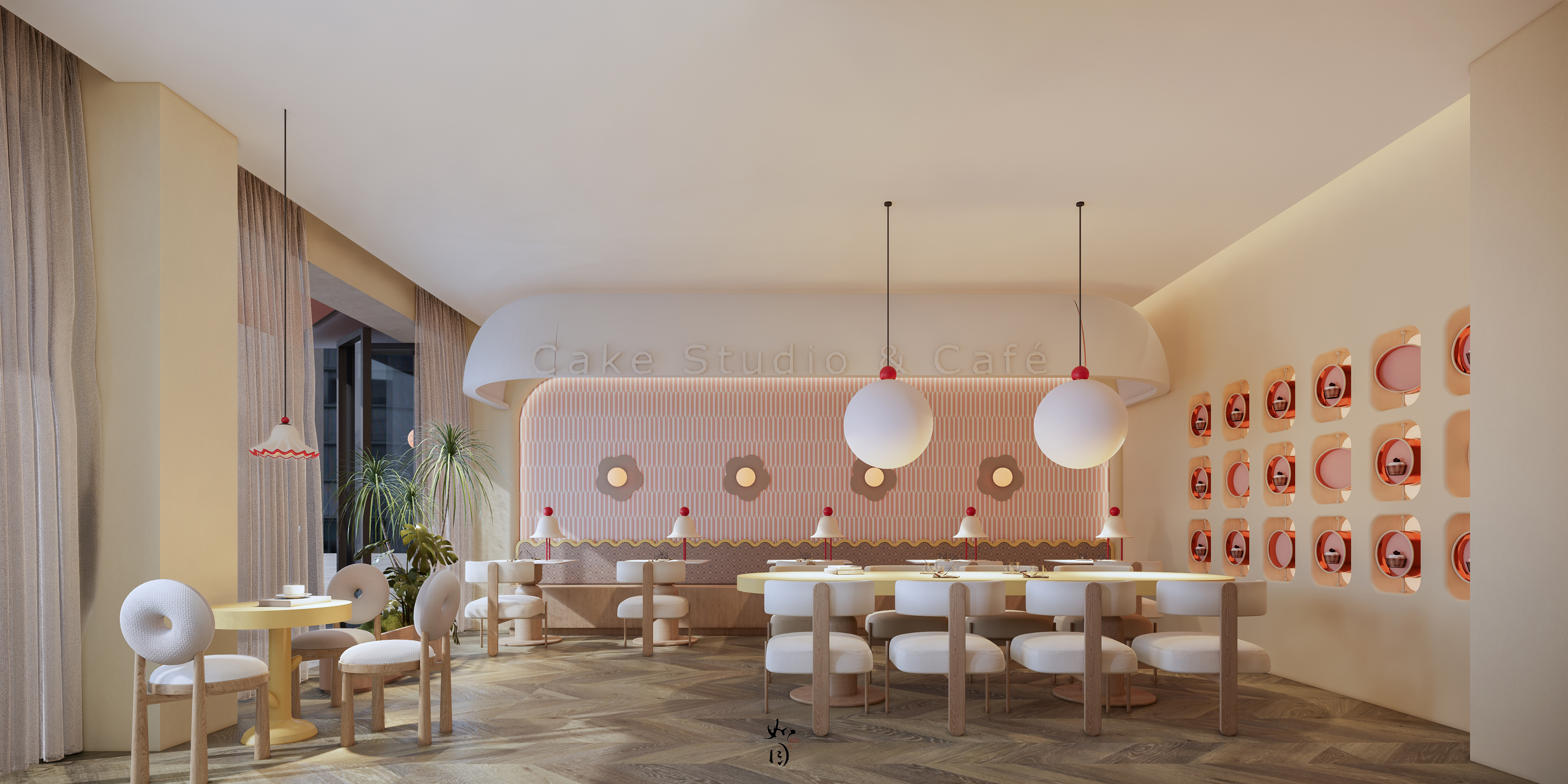 迪拜甜品咖啡店设计丨阿联酋迪拜丨roam design-6