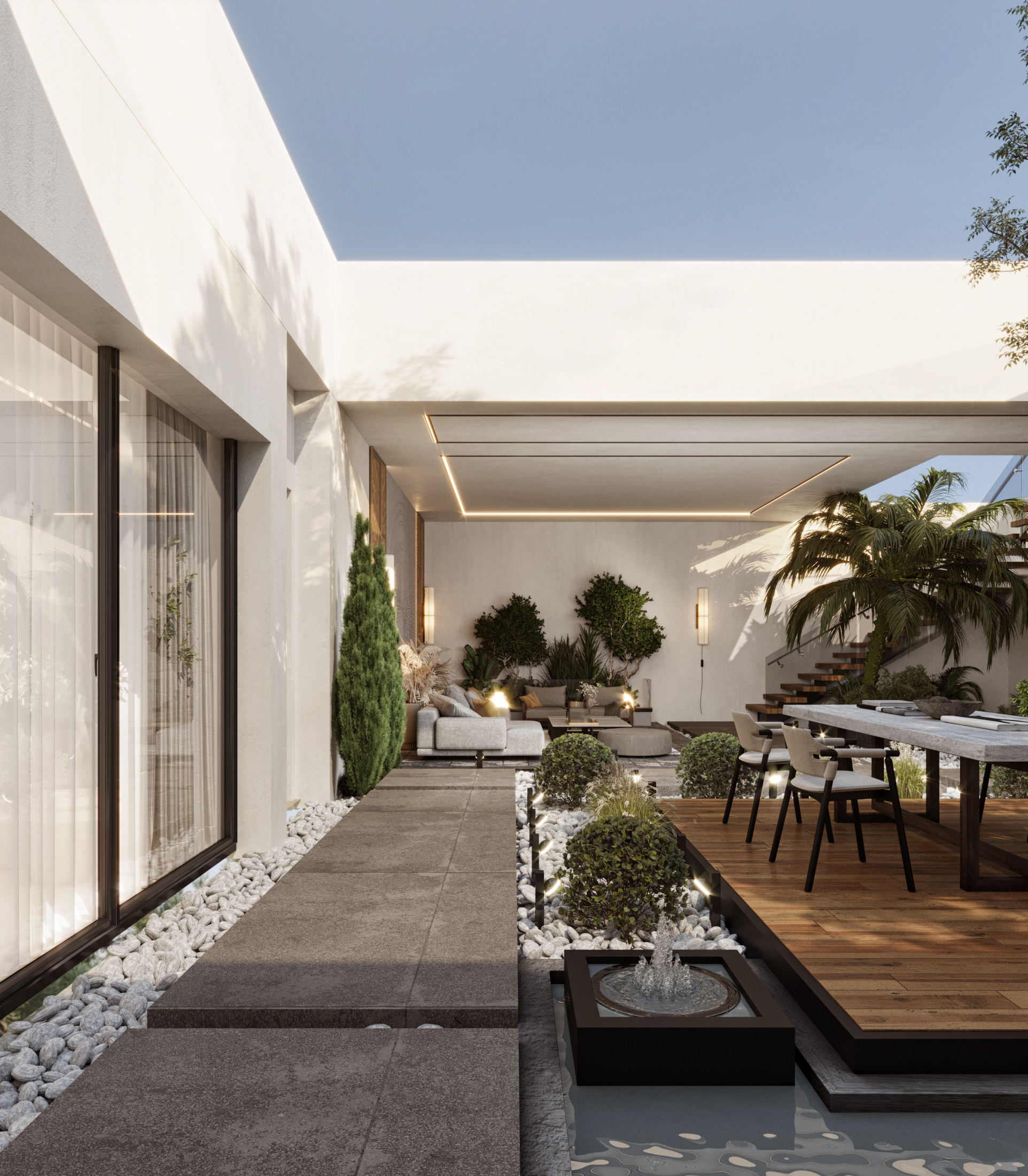 GARDIN IN PRIVATE VILLA-11