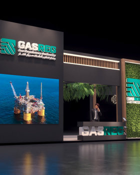 GasReg exhibition- stand- booth- design - event - 3D