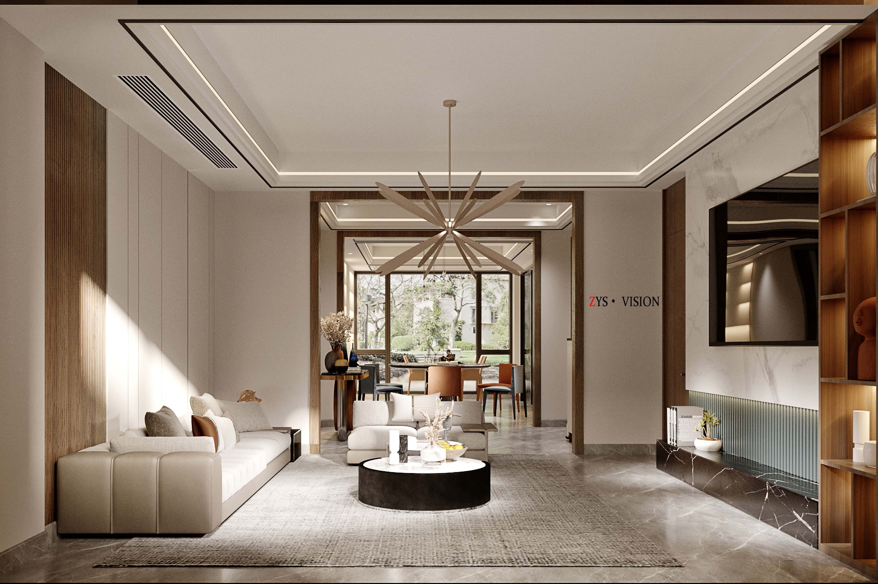 米安·chi 现代轻奢空间丨ZYS 室内设计研究室-12