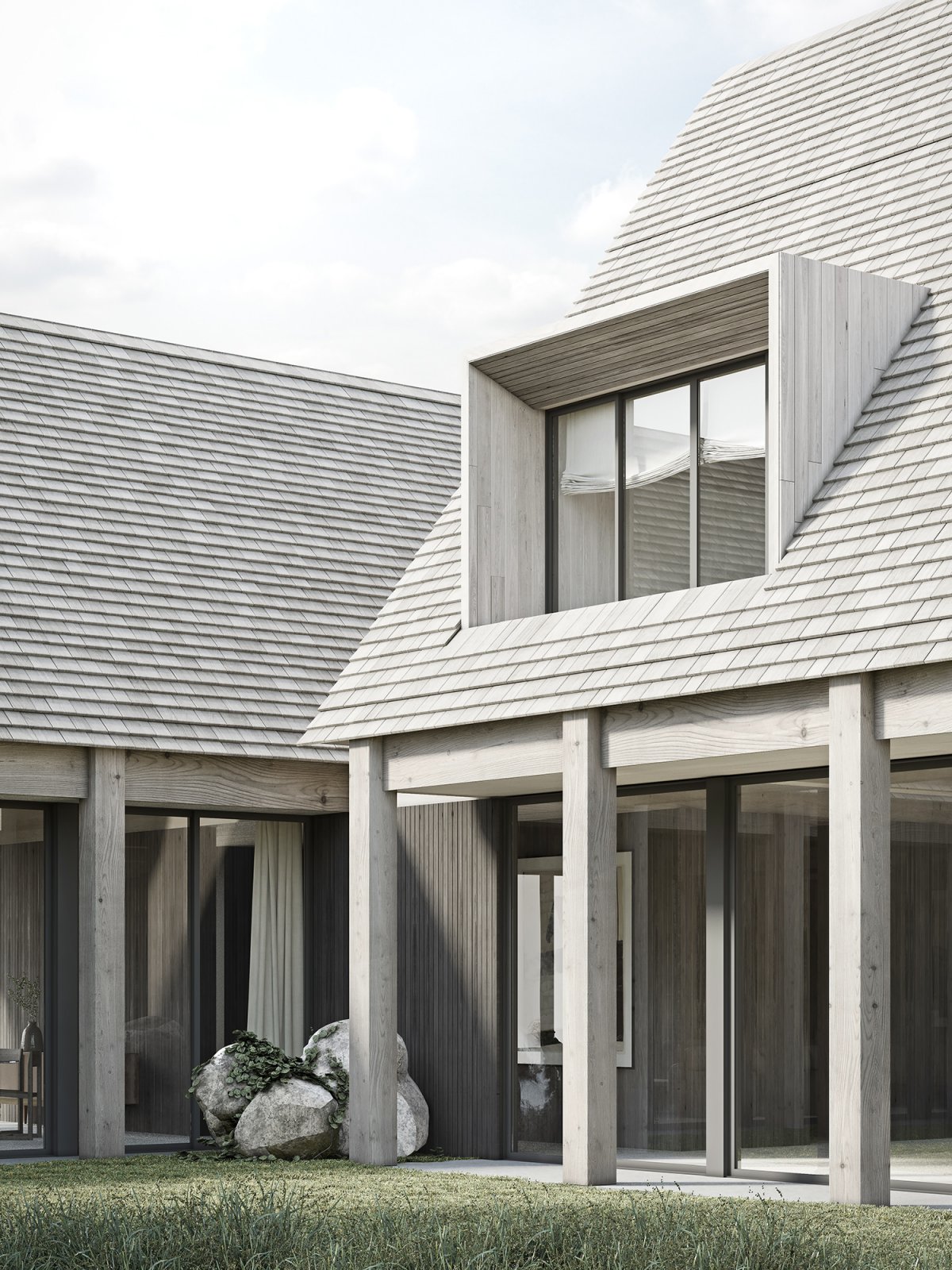 Rhode Island 住宅丨美国罗德岛丨Adam Jordan Architecture-1