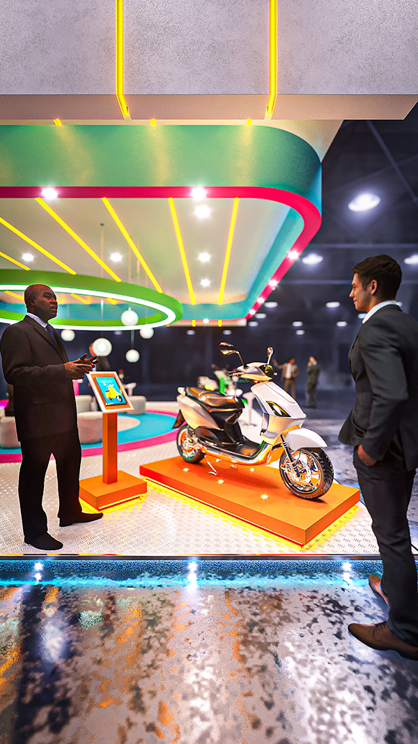 E·positor Vespa 展位设计-8