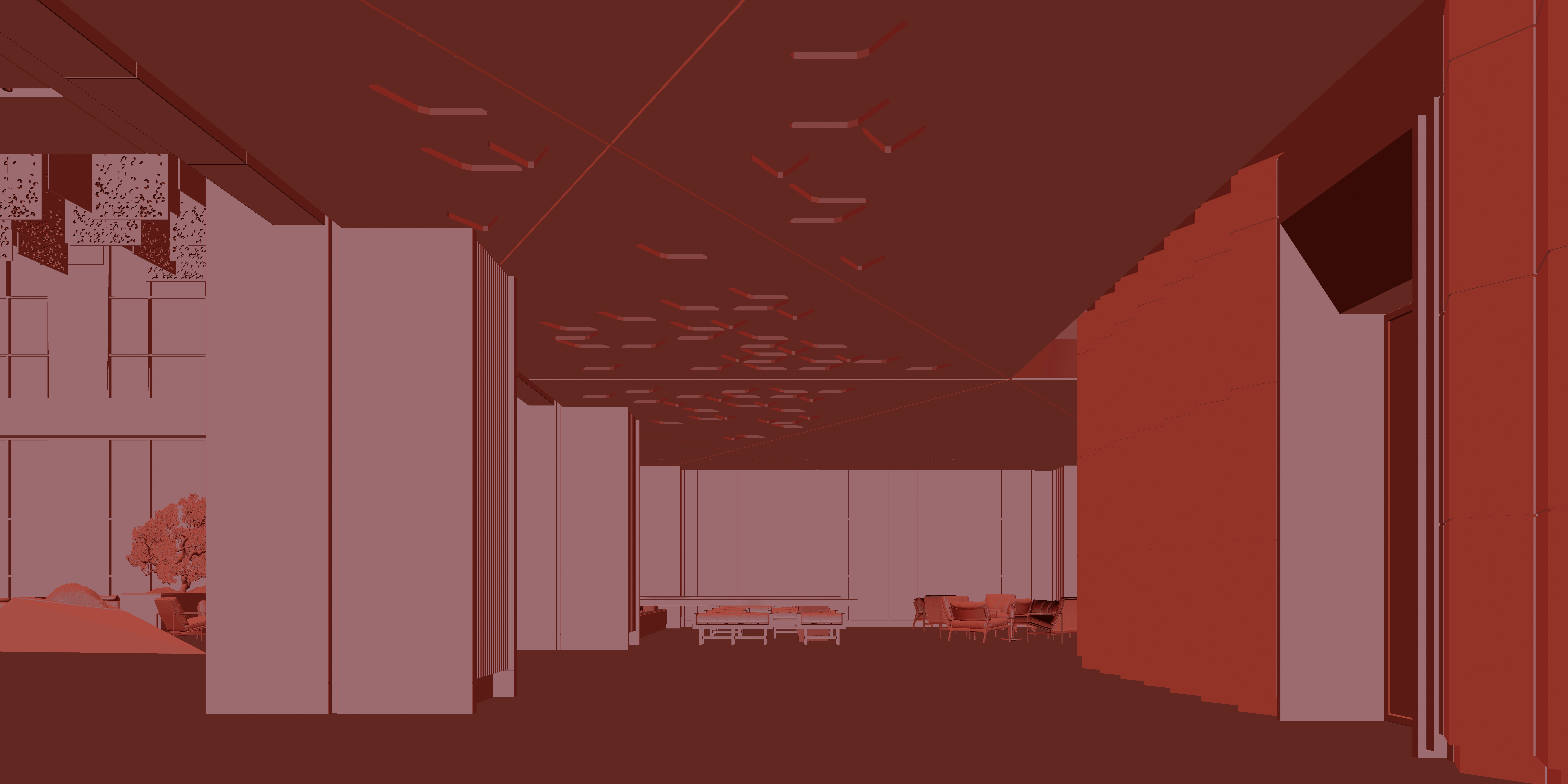 酒店空间大堂部分设计丨中国南通丨@ UNOR . 由內空間設計-6