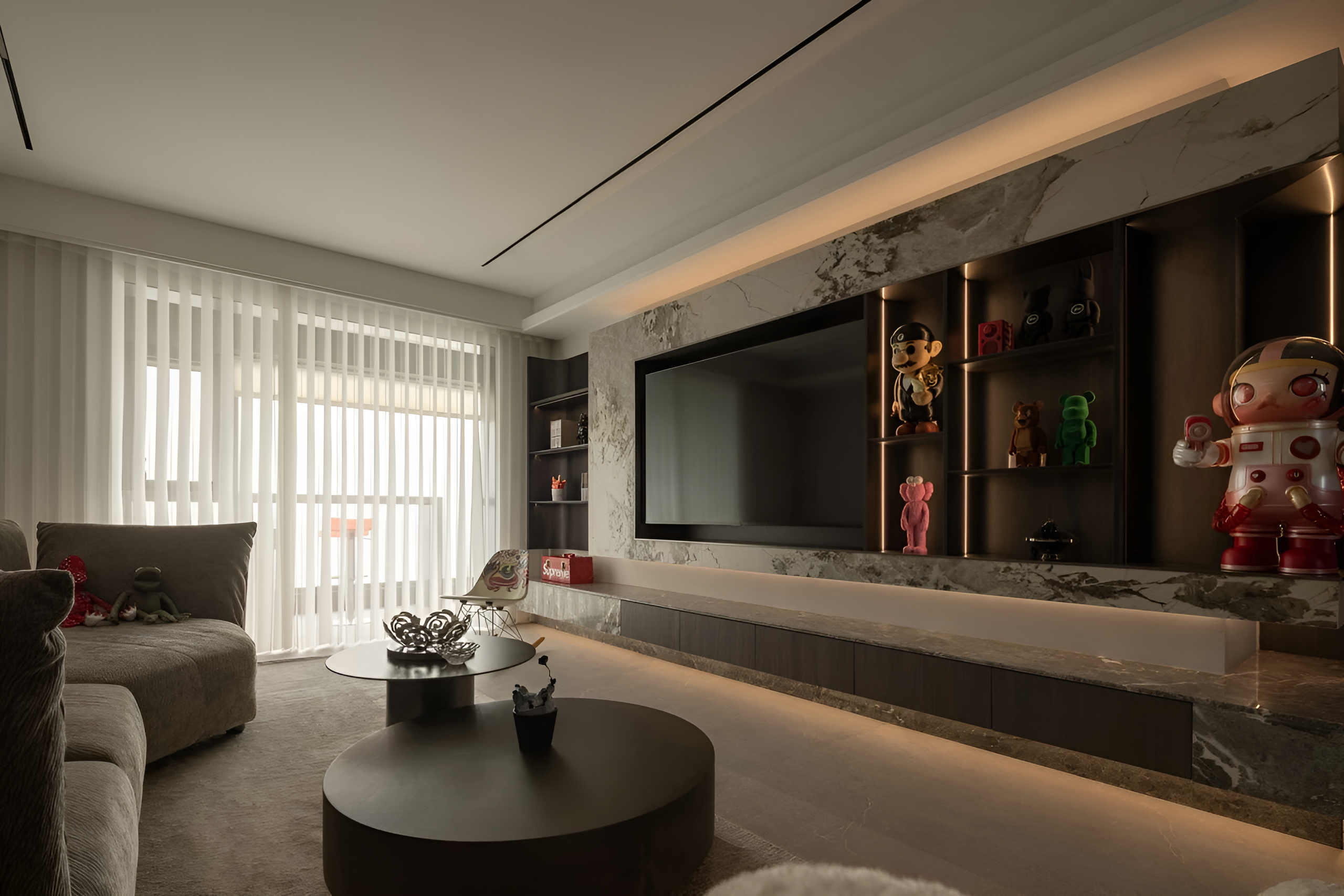 苏州200㎡私宅空间潮来巢往丨中国苏州丨递平方空间设计-28