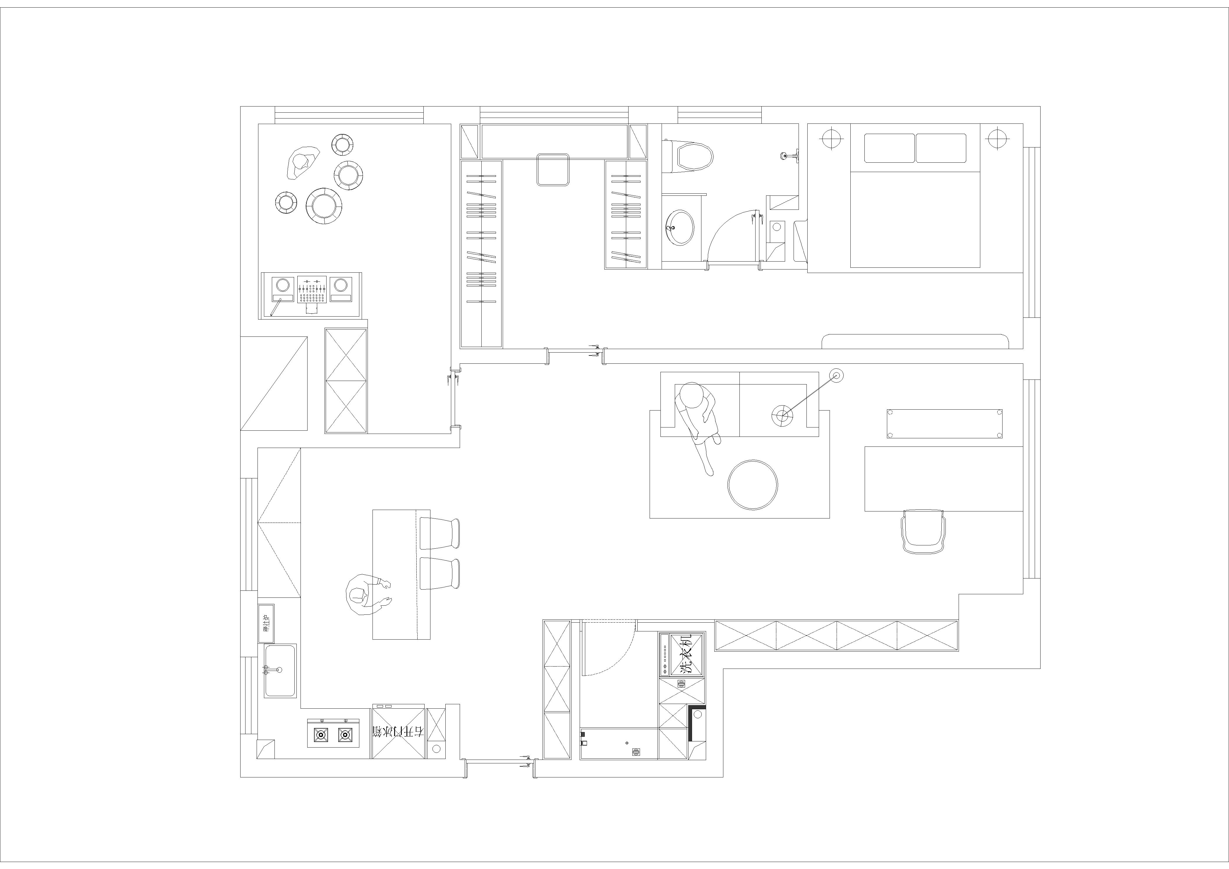 河北燕郊 / 三居室改一居当代年轻人的生活方式-1