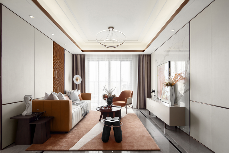 肇庆世茂滨江壹号样板间设计 | 空谷茗悠,知味赏韵-94