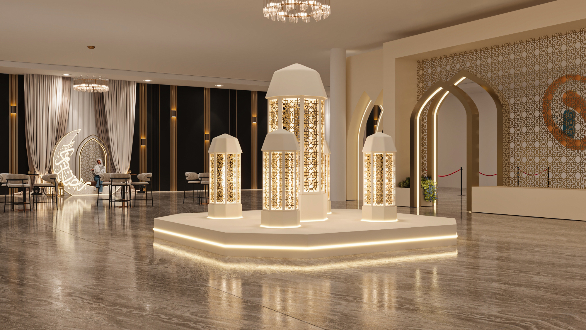 伊学校开斋晚宴活动丨Elham Emad,Habiba Nashaat-12