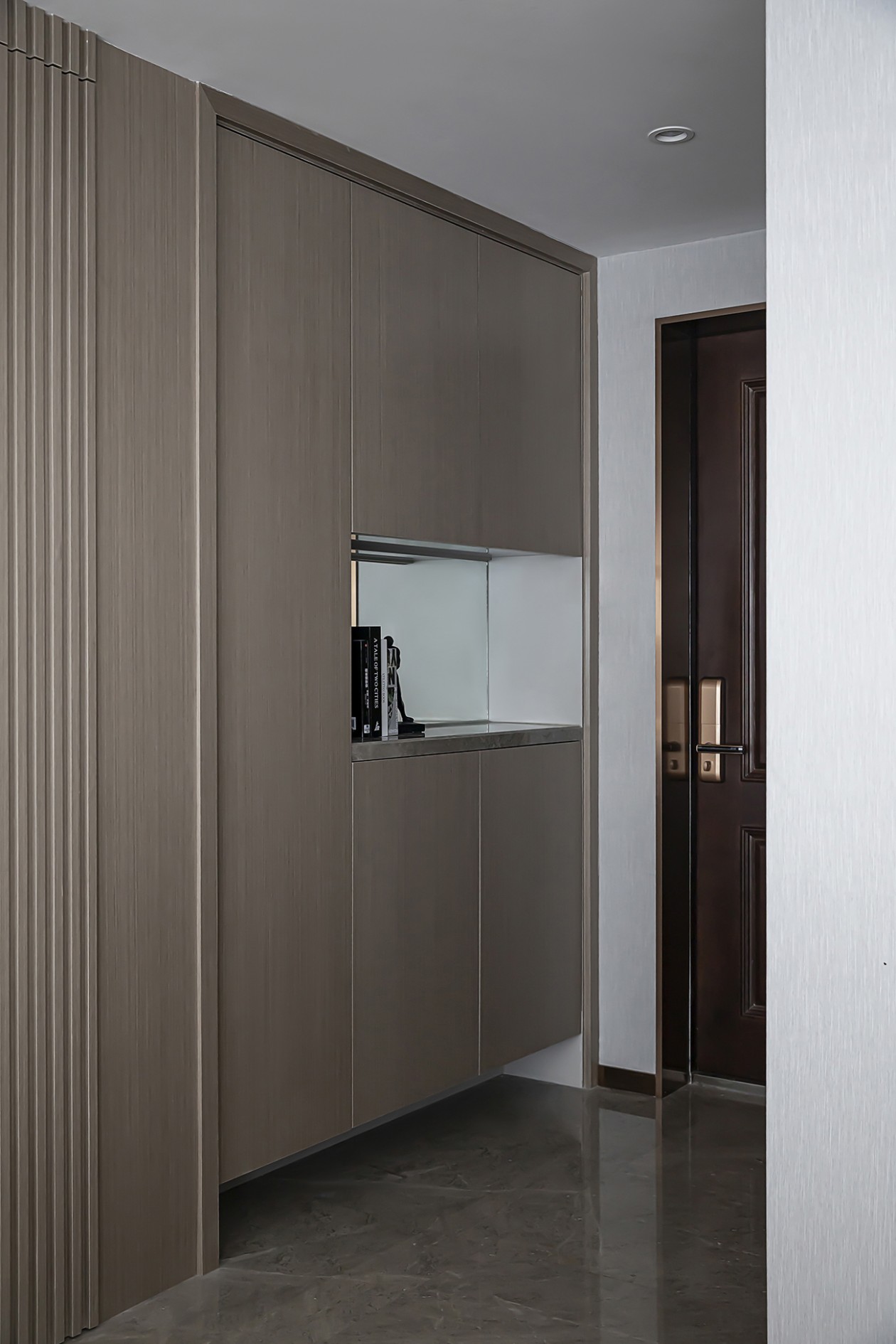 奥体精装修,颠覆空间感觉收纳隐形门呈现精致简约风-10