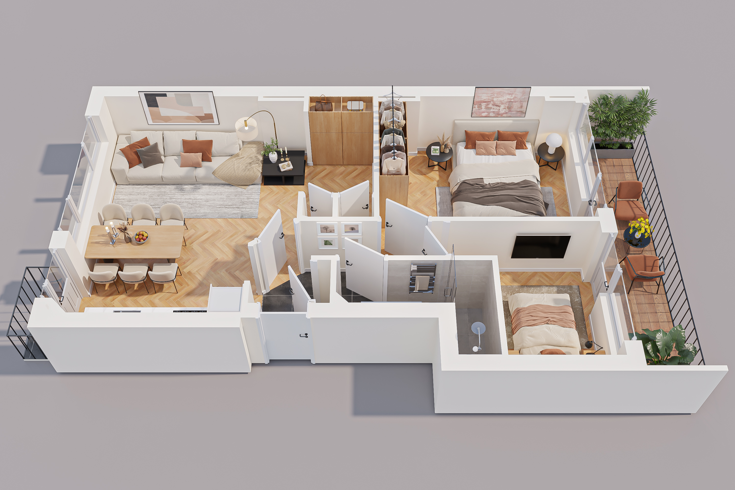 室内设计与 3D 平面图-11