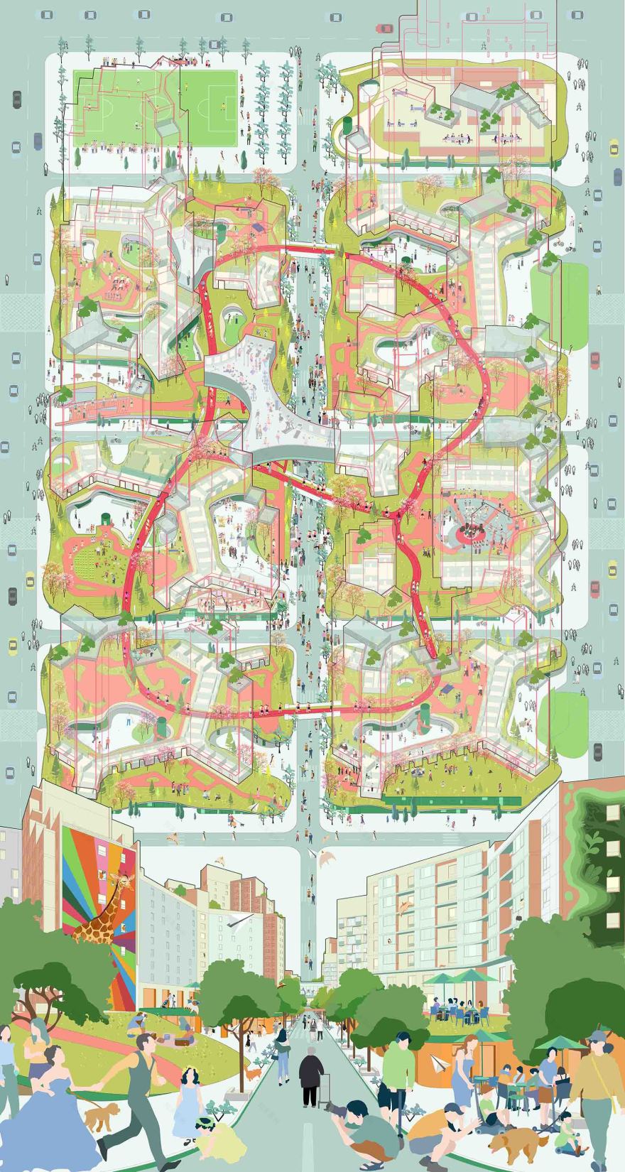 百子湾公租房(燕保·百湾家园)丨中国北京丨MAD建筑事务所-9