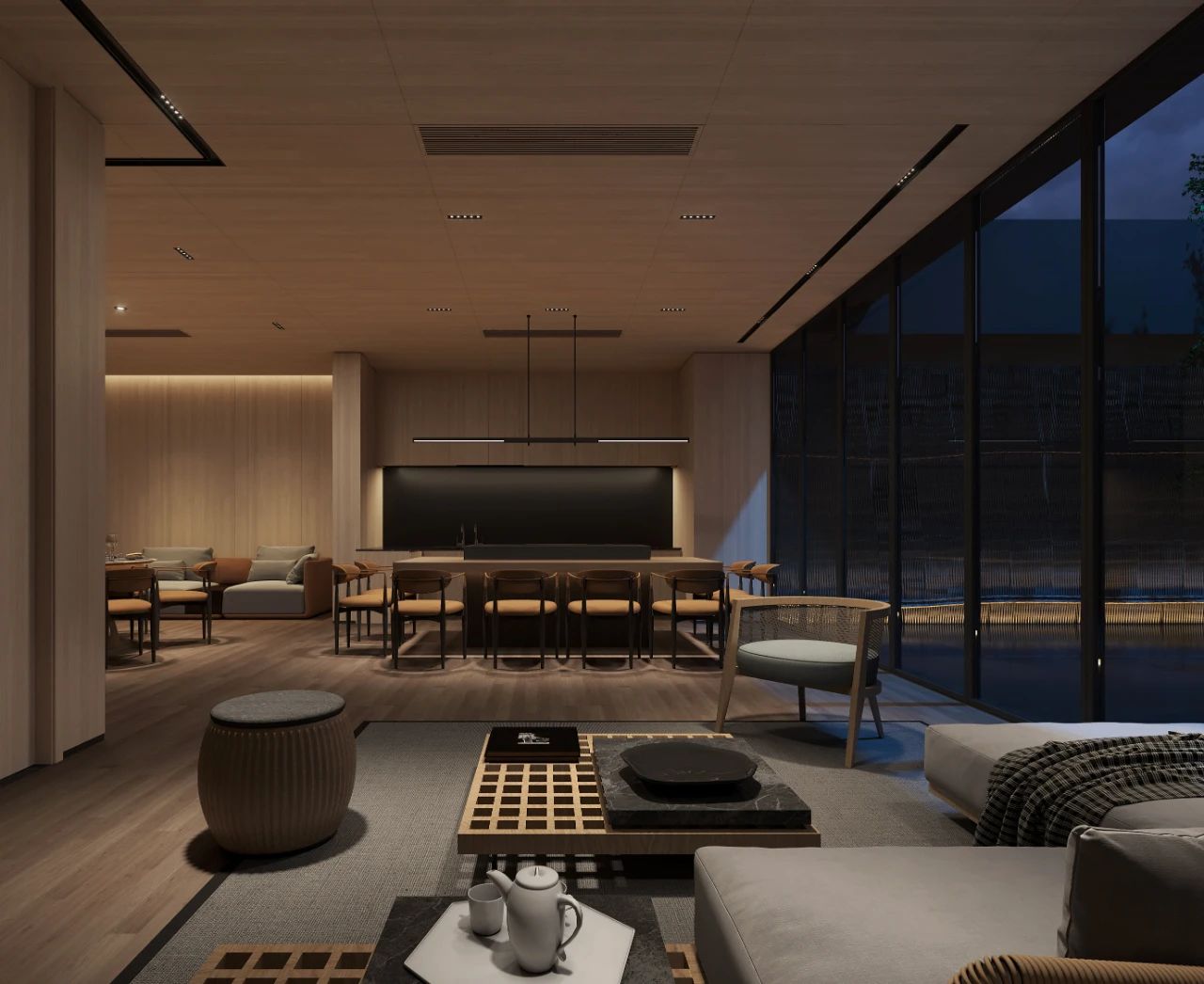 杭州现代企业办公空间设计丨中国杭州丨大麦设计-56