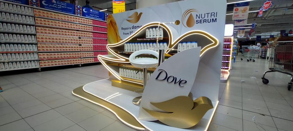 Dove Damage Repair Instore Stand-8