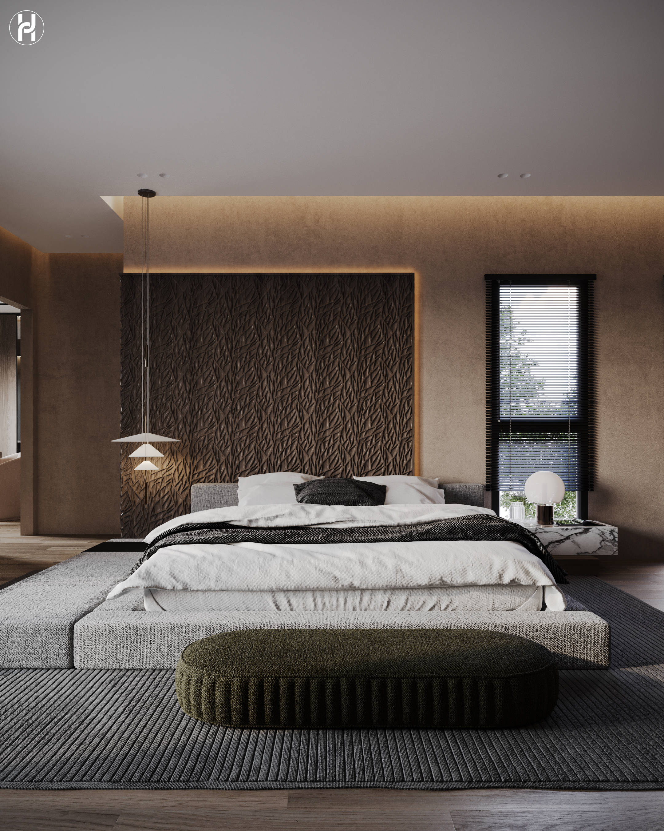 BROWN 住宅设计丨Marwa Salah-4