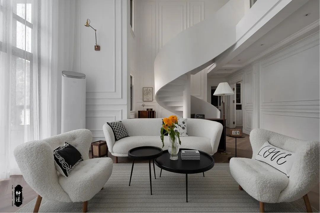 山水黔城简美风格跃层设计案例丨绅潼设计工作室-16