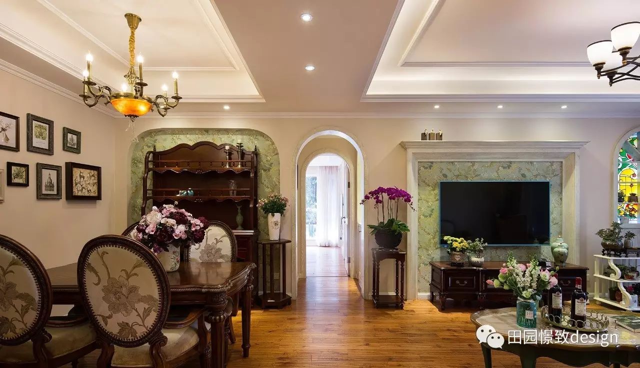 德阳凯丽景湖 130 平米美式田园旧房改造，女神的私密花园-34