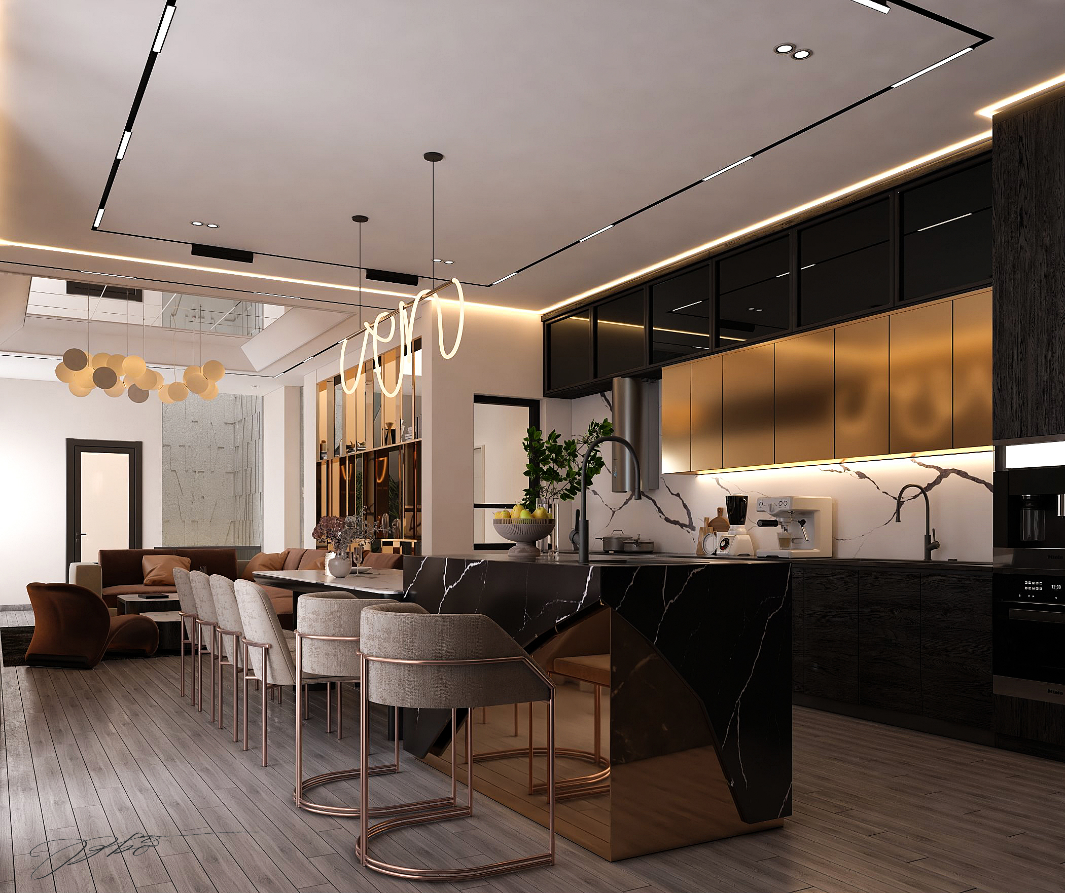 A·L 现代室内装饰丨A.L INTERIOR-9