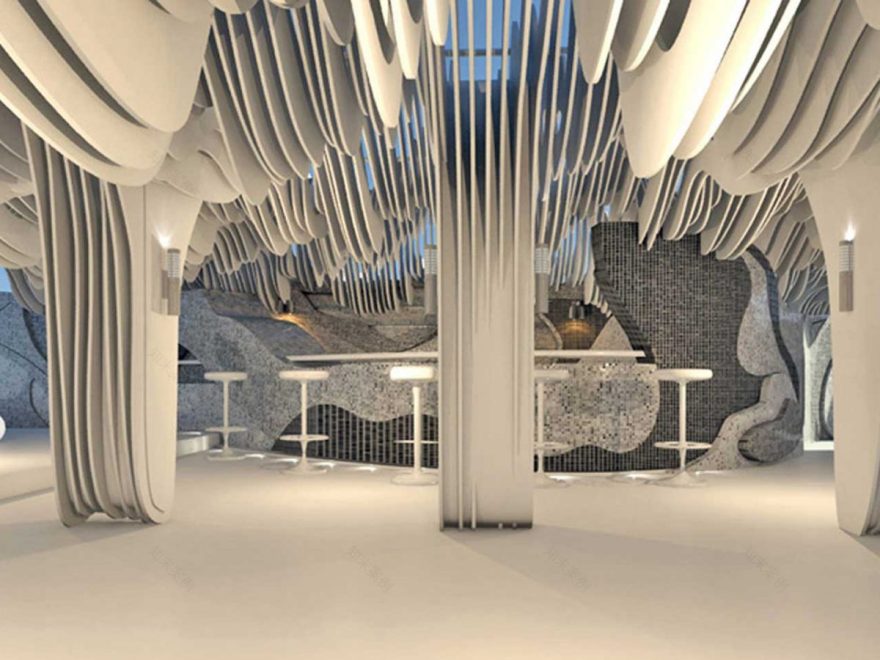 The Wave Pergola - Utopia Hotel Design-7