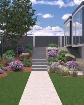 Pavilion Path. Landscape Design