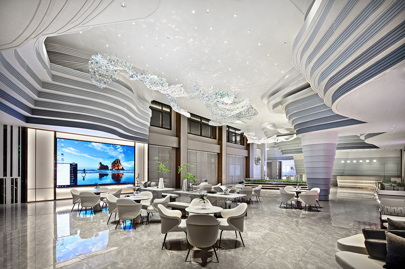 马鞍山中梁时代江来售楼处——自然意象与现代艺术的完美融合-7