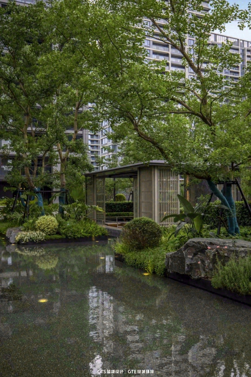 森活绿洲 无界共融·杭州杭樾润府丨中国杭州丨浙江蓝颂园林景观设计集团有限公司-28