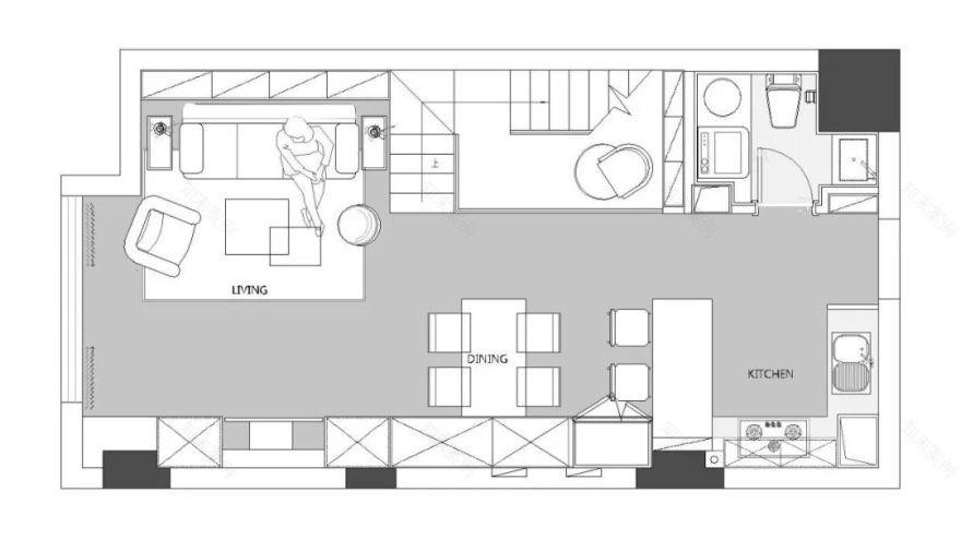 幸福广场「极·白」空间设计-13