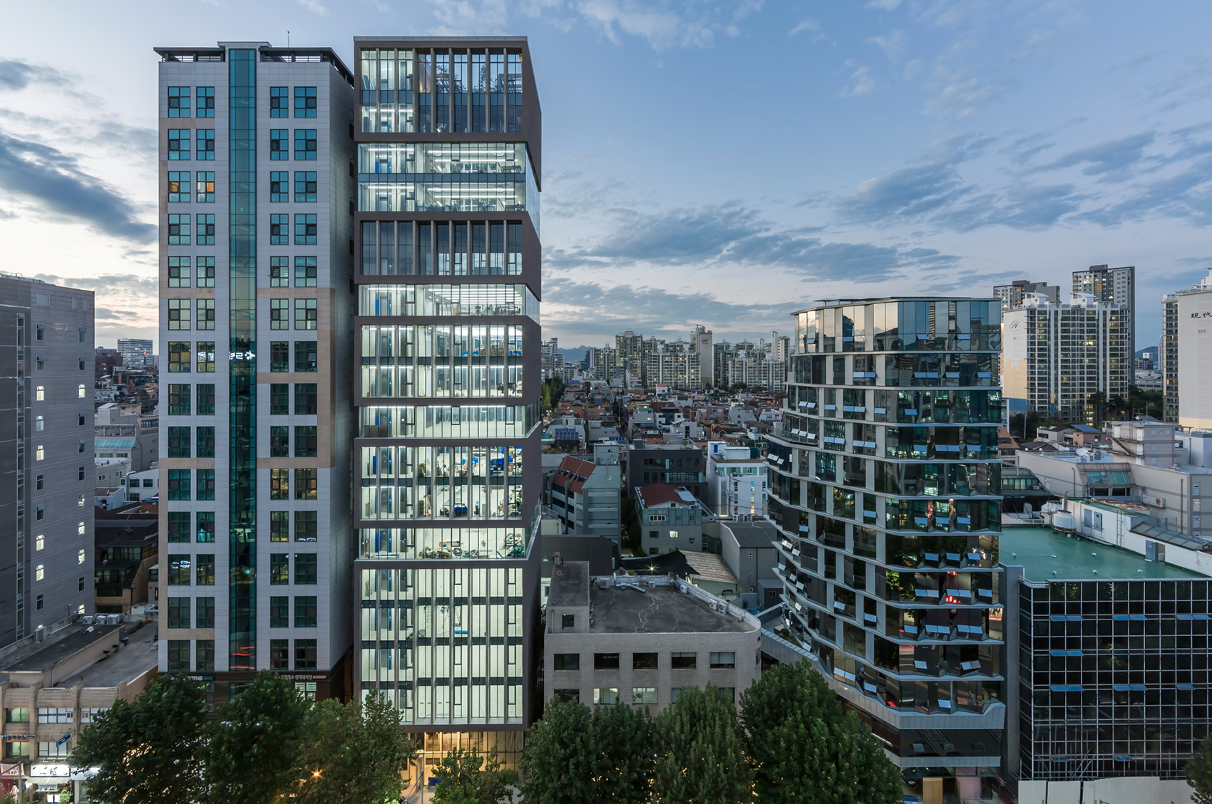 “竹塔”办公综合体丨韩国首尔丨UNSANGDONG Architects Cooperation-5