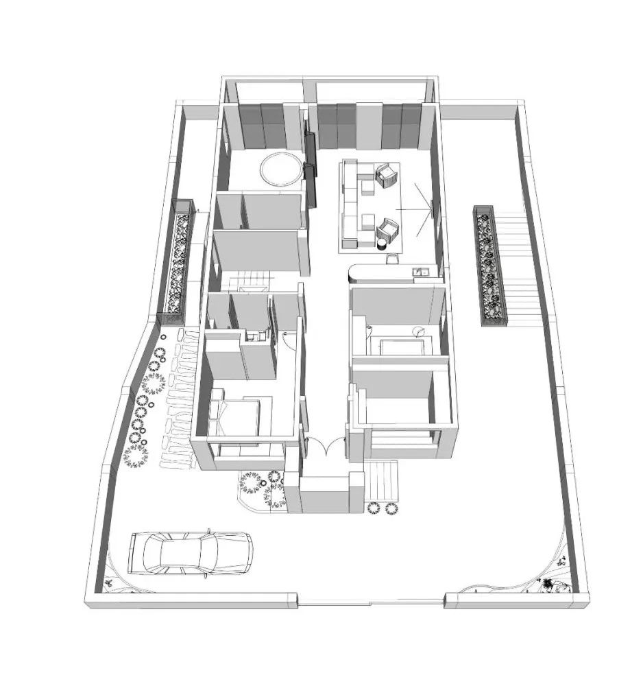 深圳观湖园F23栋别墅设计丨中国深圳丨九门堂(深圳)国际设计有限公司-96