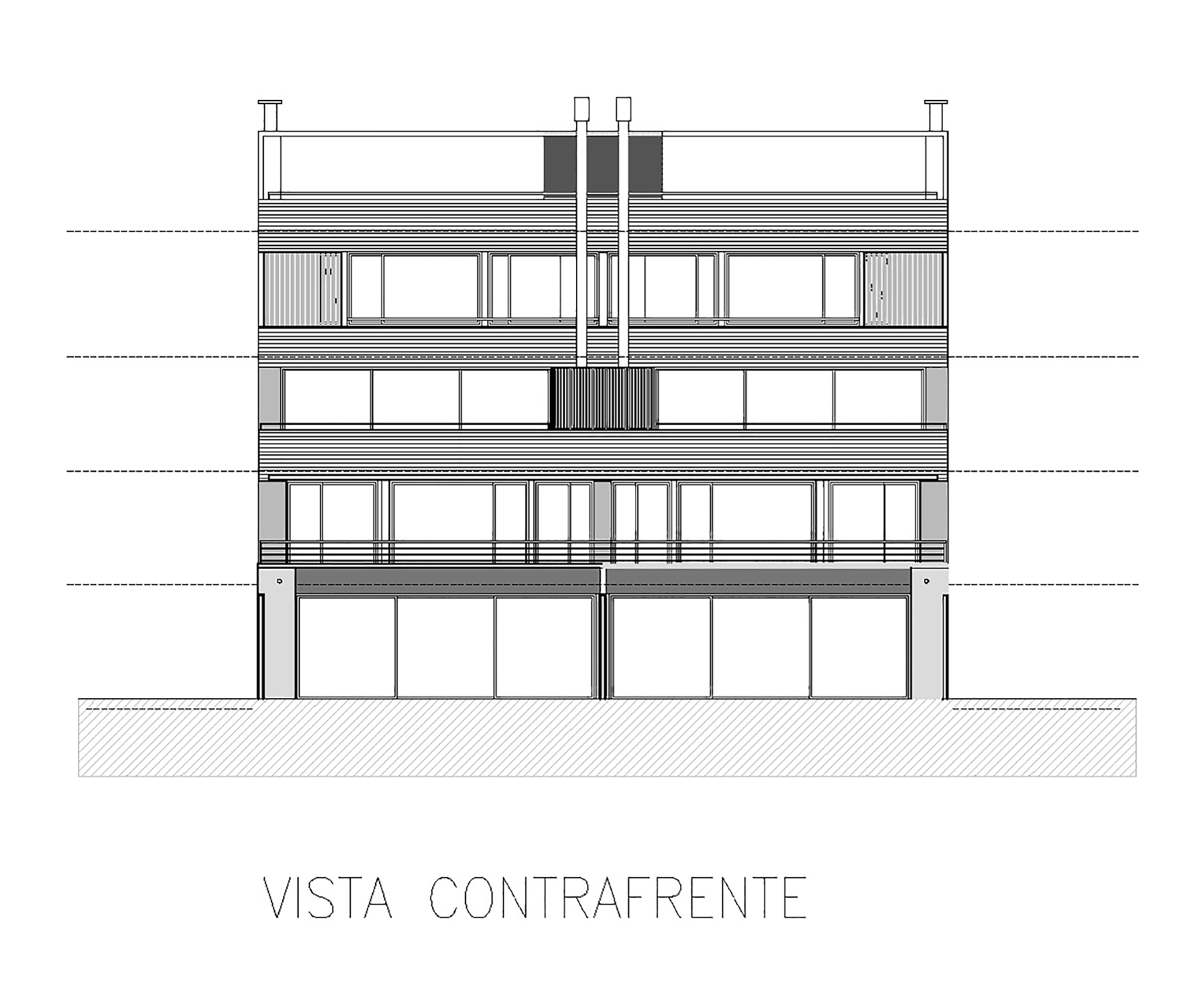 阿根廷双宅设计 | 混凝土结构与开放流通系统-21