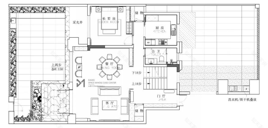 大墨空间 · 中海天玺 345m² 复式【新·中式】全案项目丨中国赣州丨赣州.大墨空间全案中心-27
