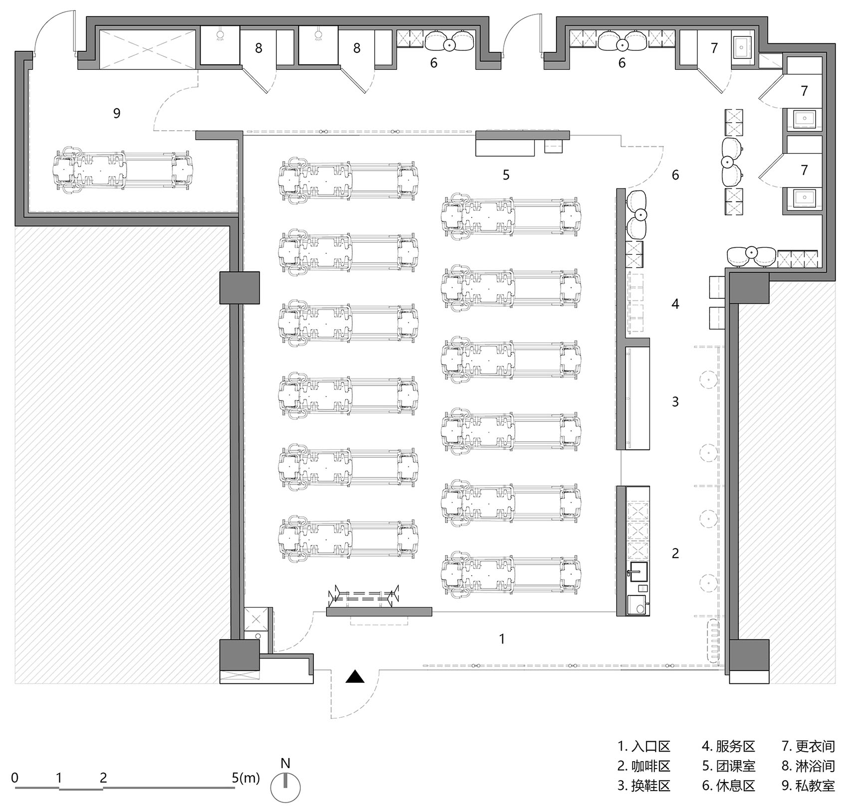 北京·The Body Lab健身房设计(嘉里中心店) / 空间站 | SOHO设计区-16